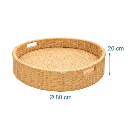 Floating Pool Tray – 80 cm, Weatherproof PE Rattan