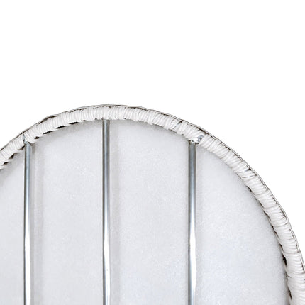 Floating Pool Tray – White, 60 cm, PE Rattan
