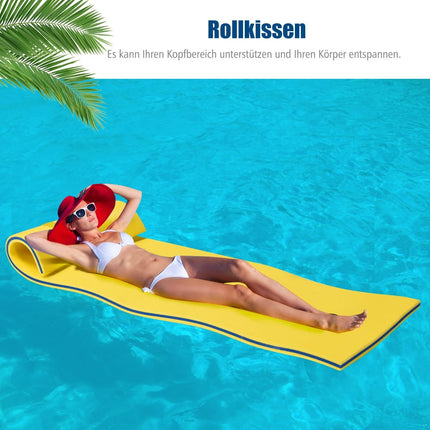 Floating Water Mat – 210 x 66 cm, 60 kg Capacity, XPE Foam