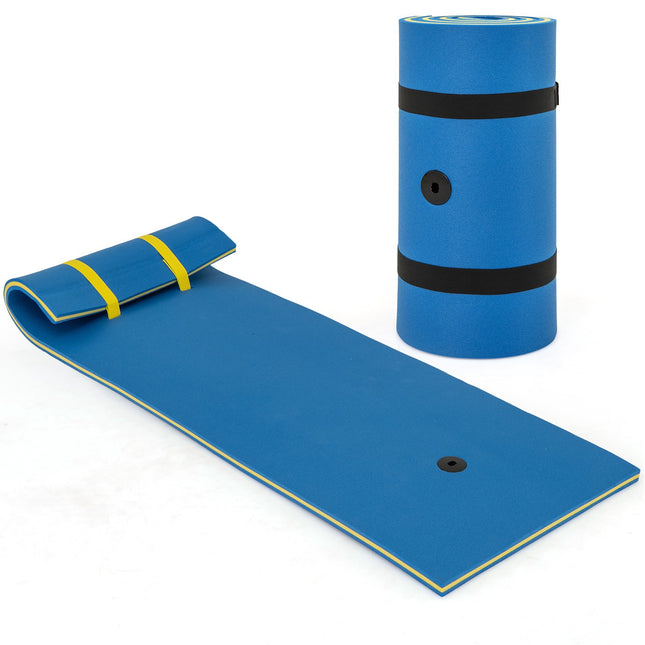 Floating Water Mat, Durable XPE Foam, 213x67 cm, Blue