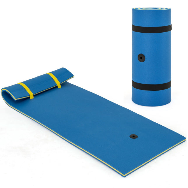 Floating Water Mattress, 220x90 cm, Durable XPE Foam