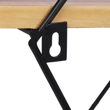 Floating diamond shaped shelf