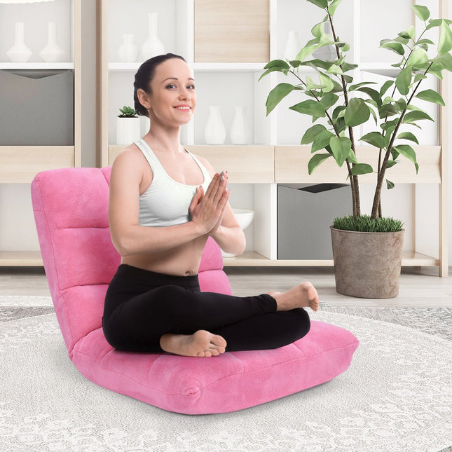 Vloerstoel Opvouwbare Luie Bank Luie Tatami Vloerkussen Zwart/Grijs/Koffie Roze