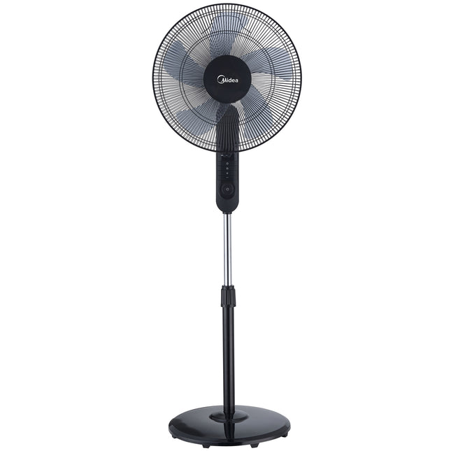 Floor Fan 3 Speeds and Remote Control, Black