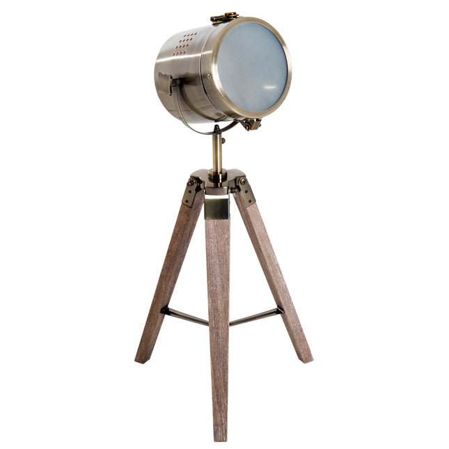 Stand floor lamp, stainless steel, E14, 33x33x65cm
