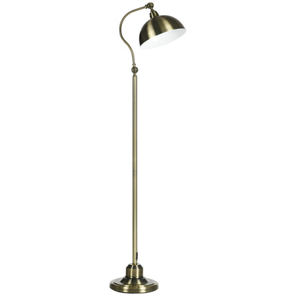 Retro Arc floor lamp - adjustable E27 brass finish