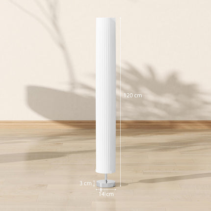 Floor Lamp, Stainless Steel, E27 Base, 120 cm
