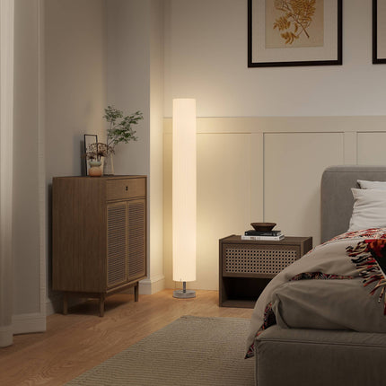 Floor Lamp, Stainless Steel, E27 Base, 120 cm
