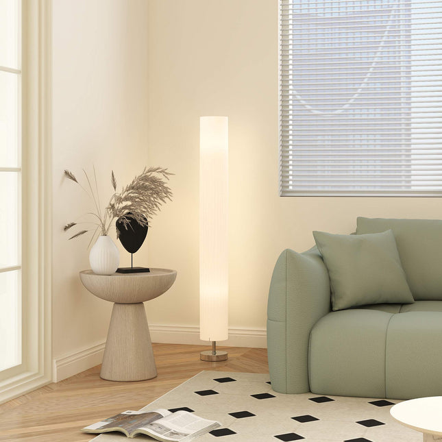 Floor Lamp, Stainless Steel, E27 Base, 120 cm