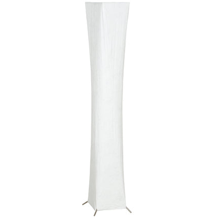 Floor Lamp with Paper Shade, Foot Switch, 3 Brightness Levels
