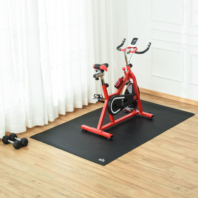 Vloerbescherming Ondervloer Fitnesstoestel Pvc Zwart 180X90X0,6Cm