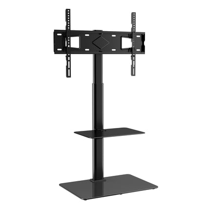 Floor TV Stand Mount, Swivel, Height Adjustable, 32-65 Inch