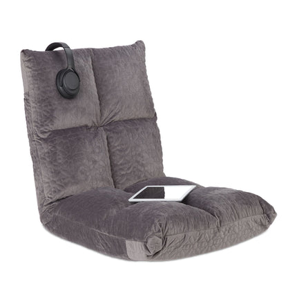 Floor chair with adjustable backrest