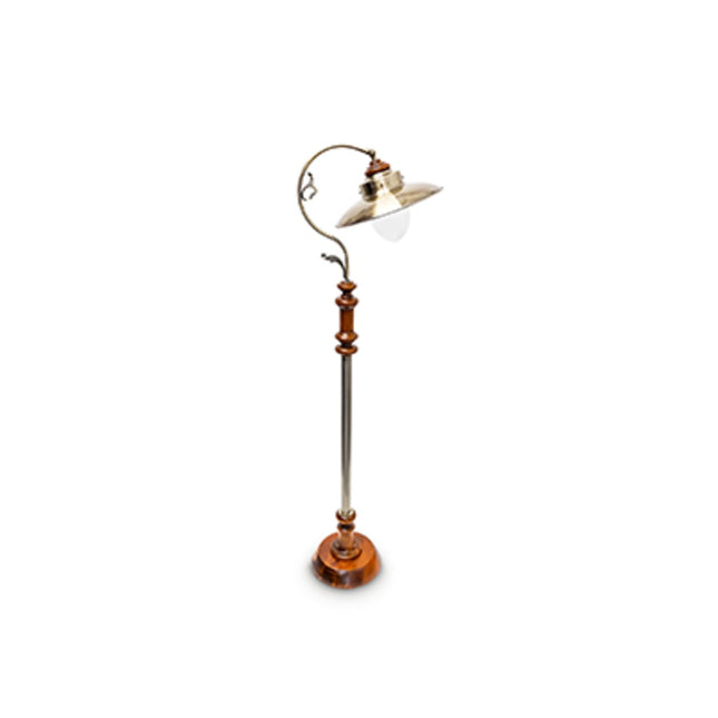 Floor lamp Art Nouveau Design Brass