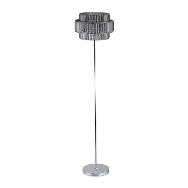Floor lamp crystal gray