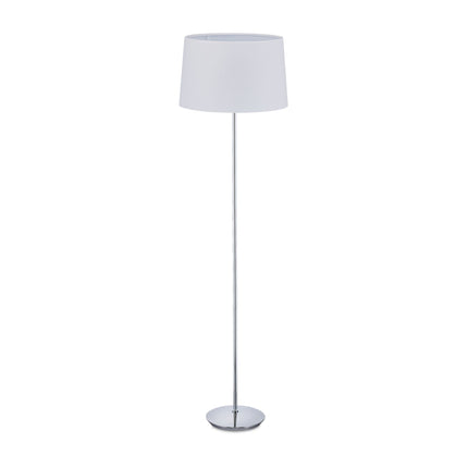 Floor lamp with fabric shade