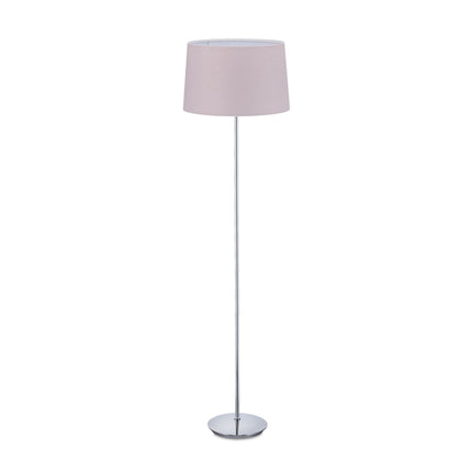 Floor lamp with fabric shade