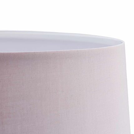 Floor lamp with fabric shade