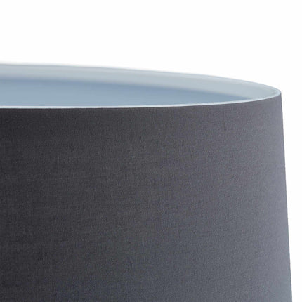 Floor lamp with fabric shade