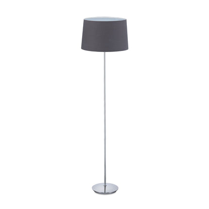 Floor lamp with fabric shade