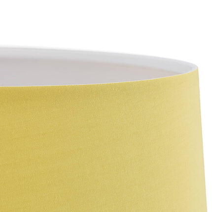 Floor lamp with fabric shade