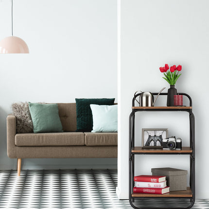 Floor shelf with 3 shelves