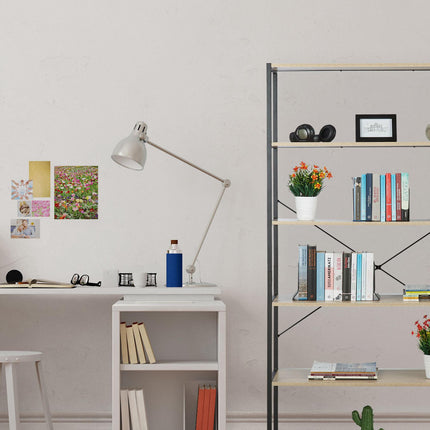 Floor shelf with 6 levels