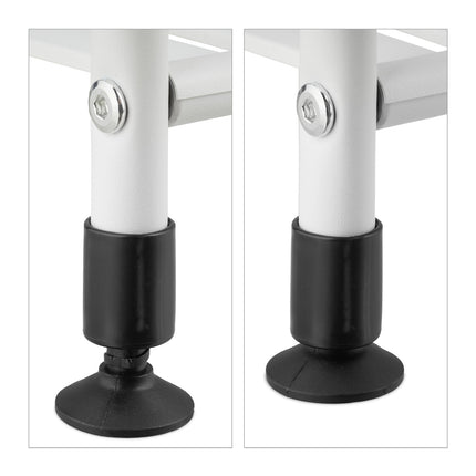 Floor-standing shelf with 5 shelves
