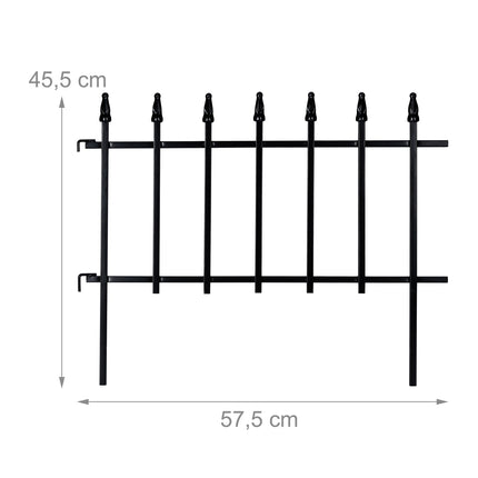 Flower Bed Fence 4 Piece Set