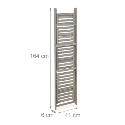 Flower Stairs Wood Grey