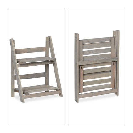 Flower Stairs Wood Grey
