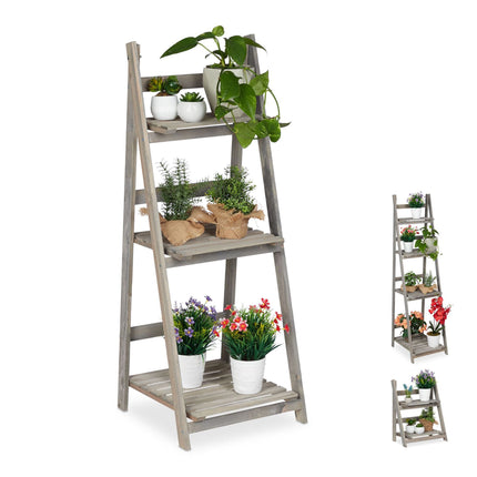Flower Stairs Wood Grey