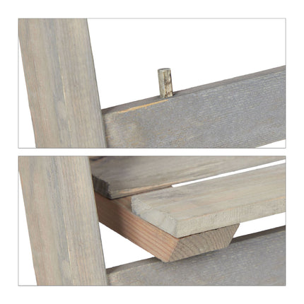 Flower Stairs Wood Grey