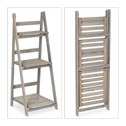 Flower Stairs Wood Grey