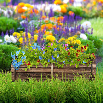 Flower box Wood Set of 2