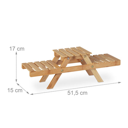 Flower pedestal bamboo