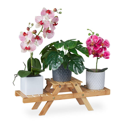 Flower pedestal bamboo