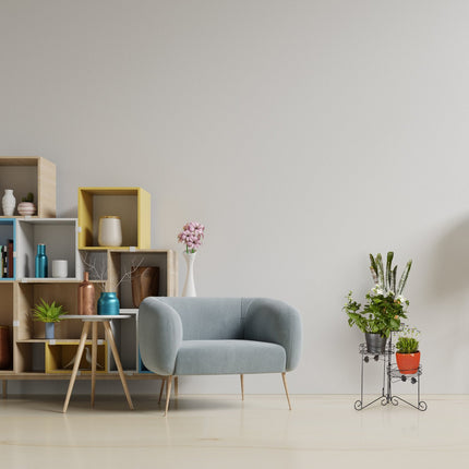 Flower pedestal metal 3 shelves