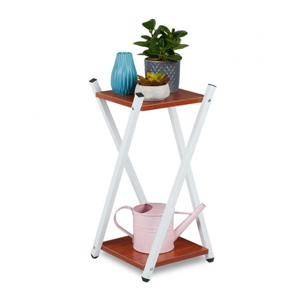 Flower pedestal with 2 levels