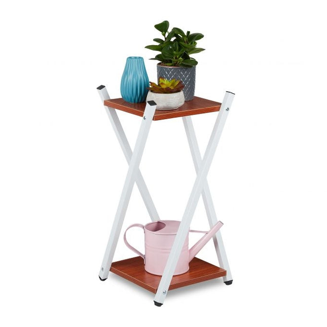 Flower pedestal with 2 levels