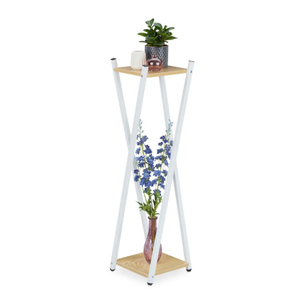 Flower pedestal with 2 levels