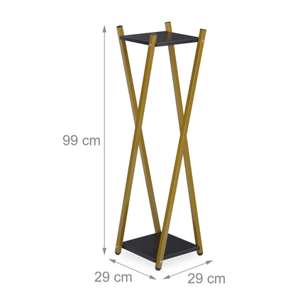 Flower pedestal with 2 levels