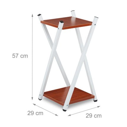 Flower pedestal with 2 levels