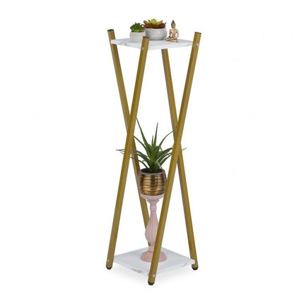 Flower pedestal with 2 levels