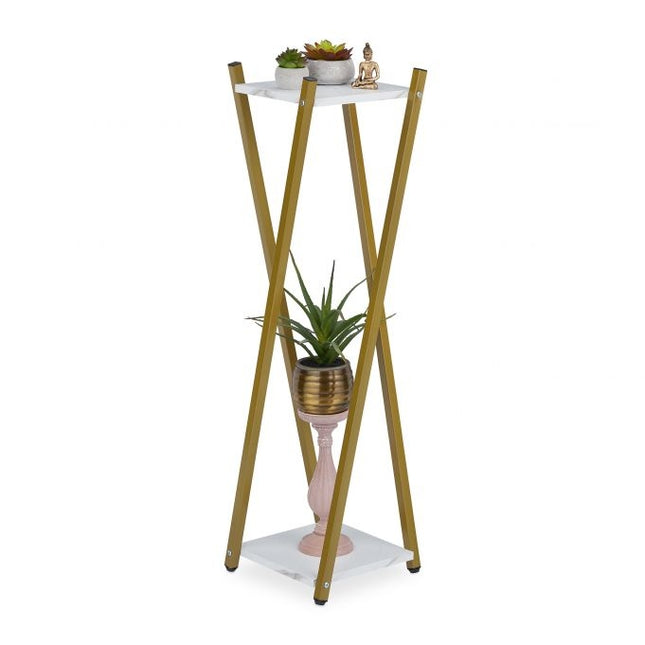 Flower pedestal with 2 levels
