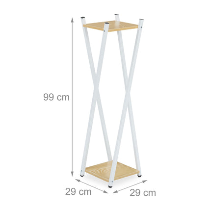 Flower pedestal with 2 levels
