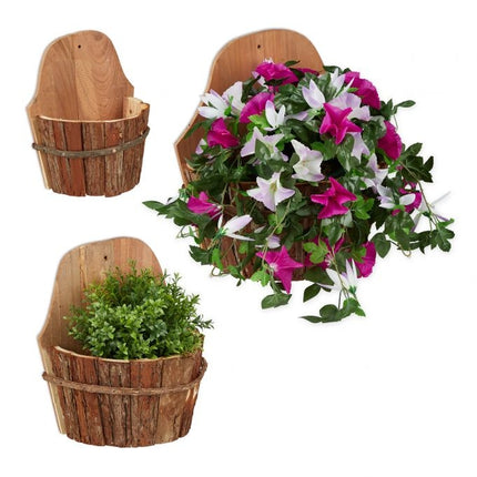 Flower pot for wall - set of 3