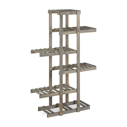 Flower shelf wood 5 levels