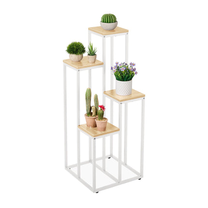 Flower staircase white in 4 levels