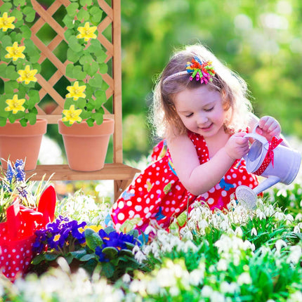 Flower staircase with trellis